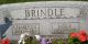 Gravestone of Charles and Lou Brindle