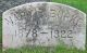 Gravestone of Mary Belle (Dowd) Burke
