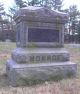 Gravestone of Harriet (Harding) Monroe
