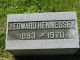Gravestone of James Edward Hennessey