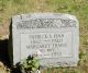 Gravestone of Patrick S. Finn and Margaret Travis