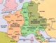 The Division of the Carolingian Empire by the Treaty of Verdun, 843